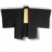 HAORI FORMEL DOUBLÉ SOIE NOIRE À KAMON 007-177 (L)